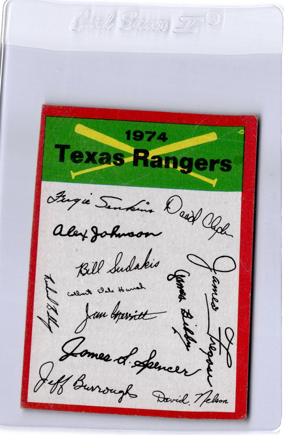 1974 Topps #NNO Texas Rangers Team Checklists