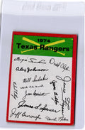 1974 Topps #NNO Texas Rangers Team Checklists