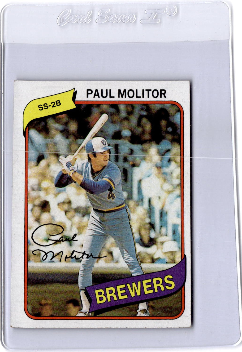 1980 Topps #406 Paul Molitor