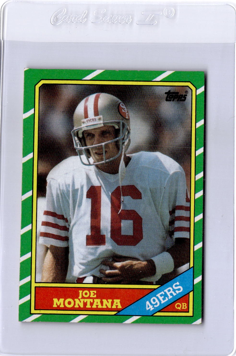 1986 Topps #156b Joe Montana