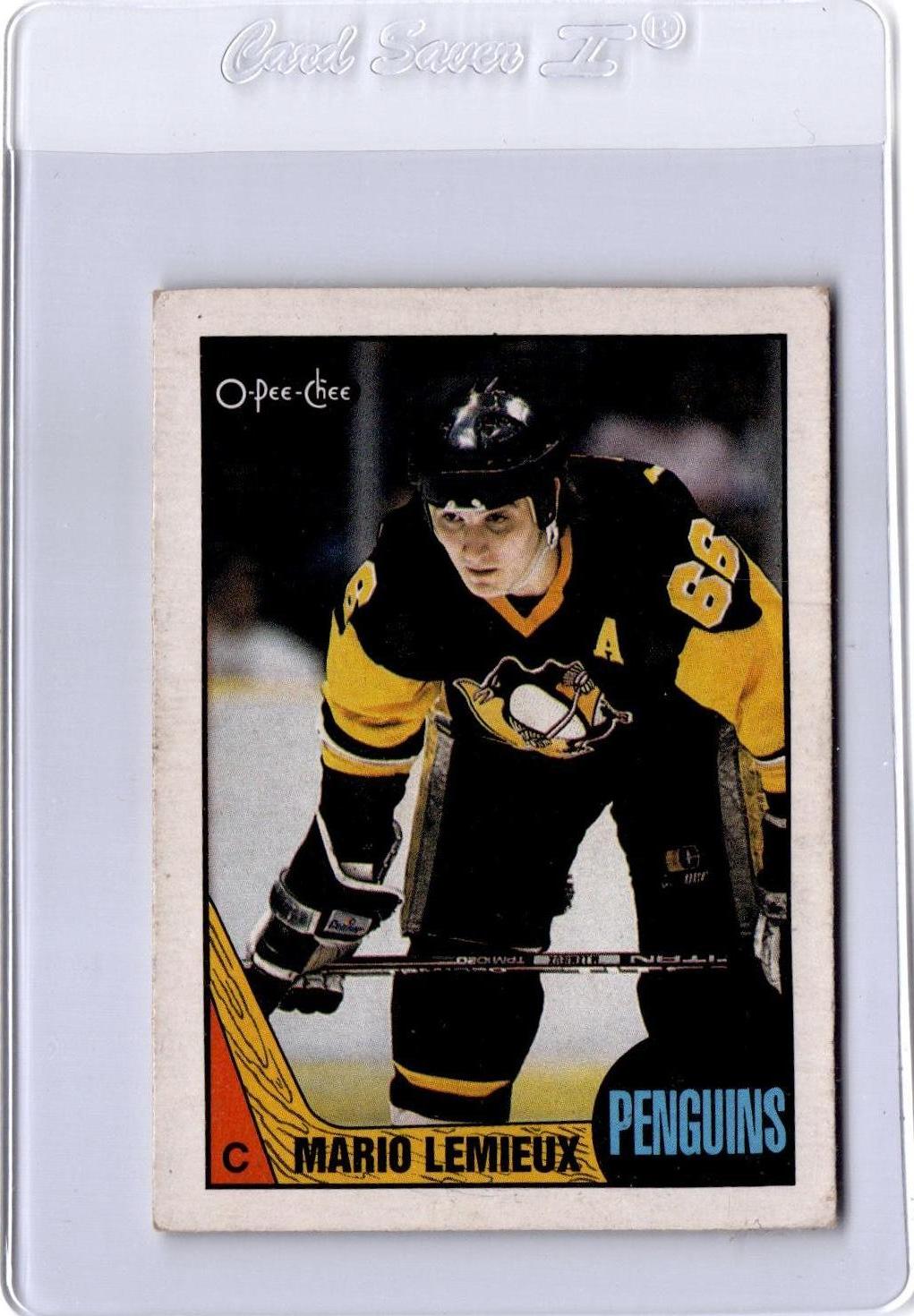 1987-88 O-Pee-Chee #15 Mario Lemieux