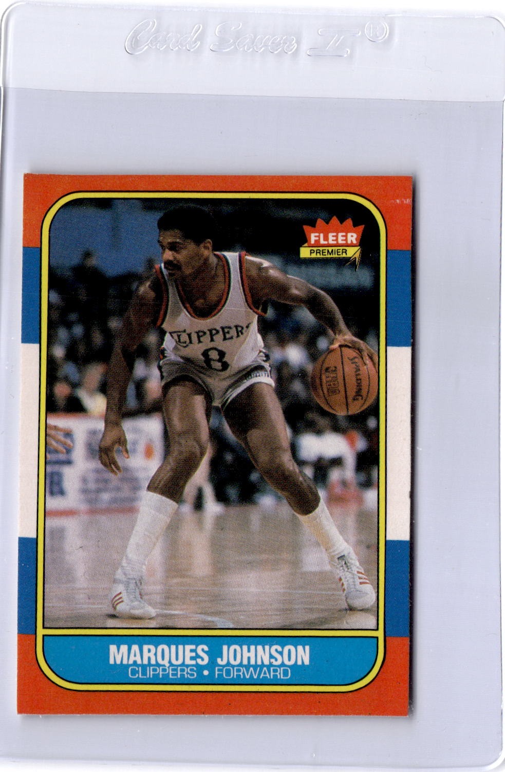 1986-87 Fleer #54 Marques Johnson