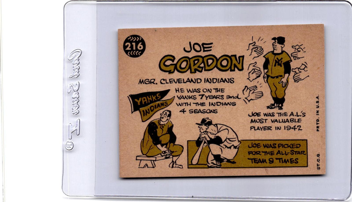 1960 Topps #216 Joe Gordon