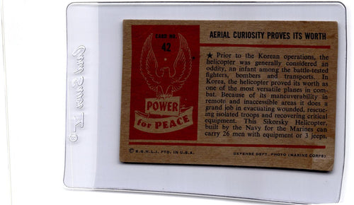 1954 Bowman Power for Peace (R701-10) #42 AERIAL