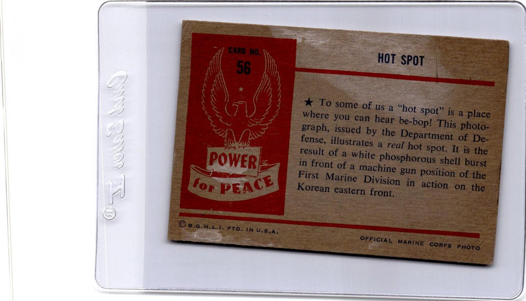 1954 Bowman Power for Peace (R701-10) #56 HOT