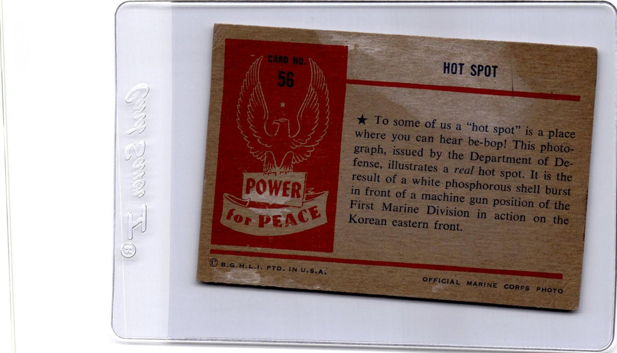 1954 Bowman Power for Peace (R701-10) #56 HOT