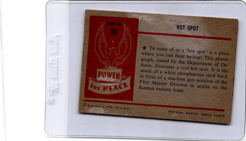 1954 Bowman Power for Peace (R701-10) #56 HOT