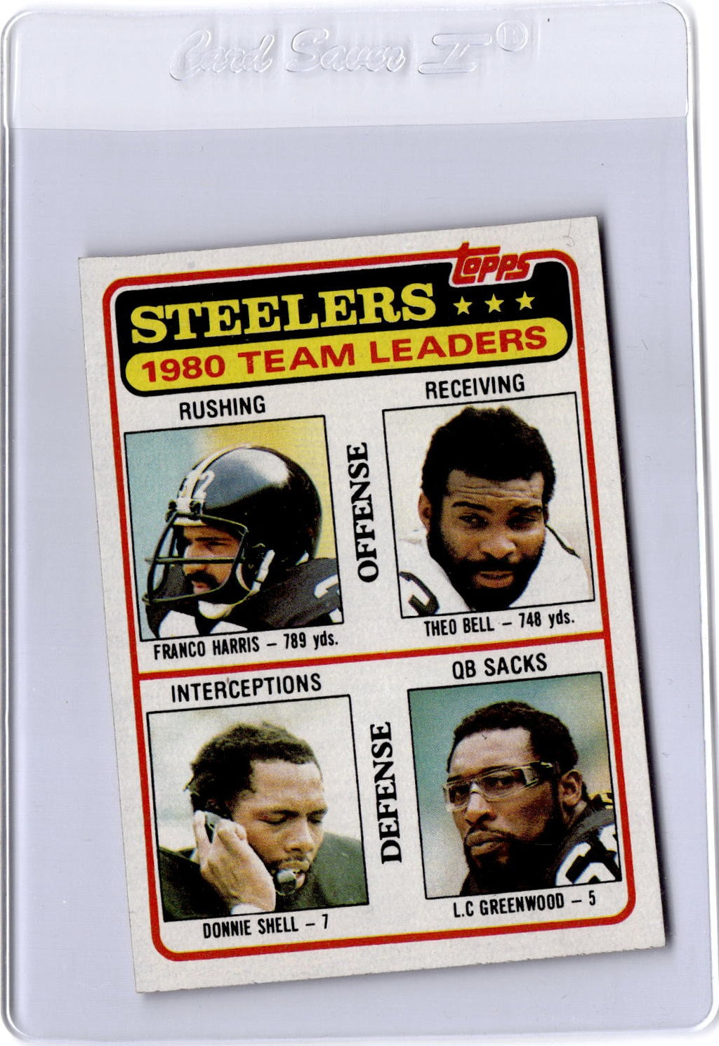 1981 Topps #282 Chuck Muncie / John Jefferson / Glen Edwards / Gary Johnson