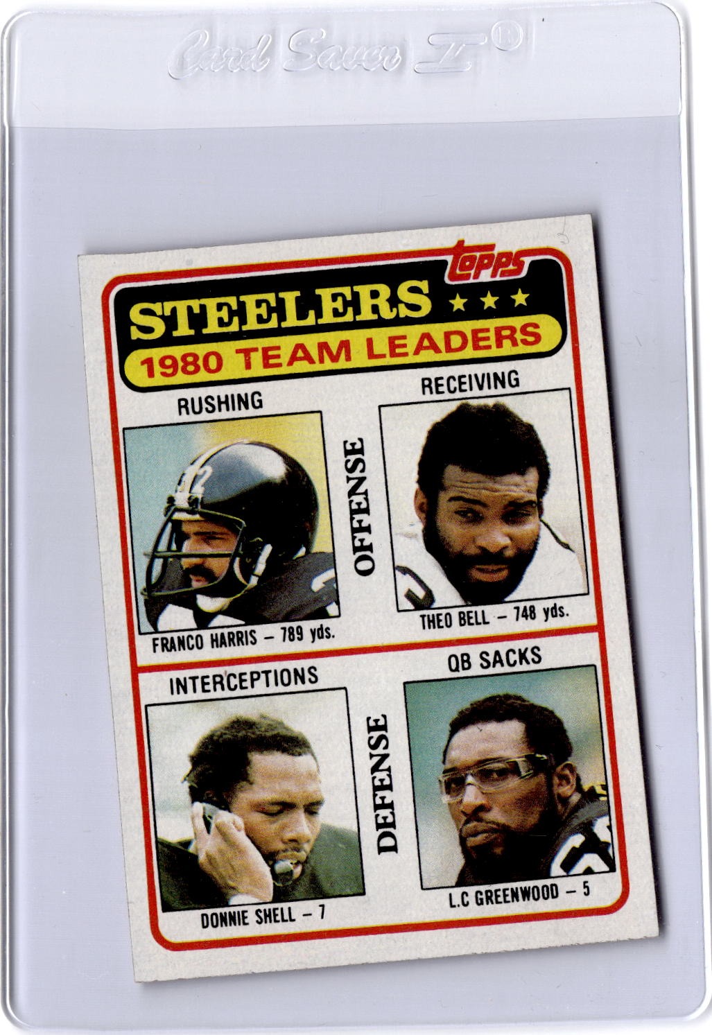 1981 Topps #282 Chuck Muncie / John Jefferson / Glen Edwards / Gary Johnson