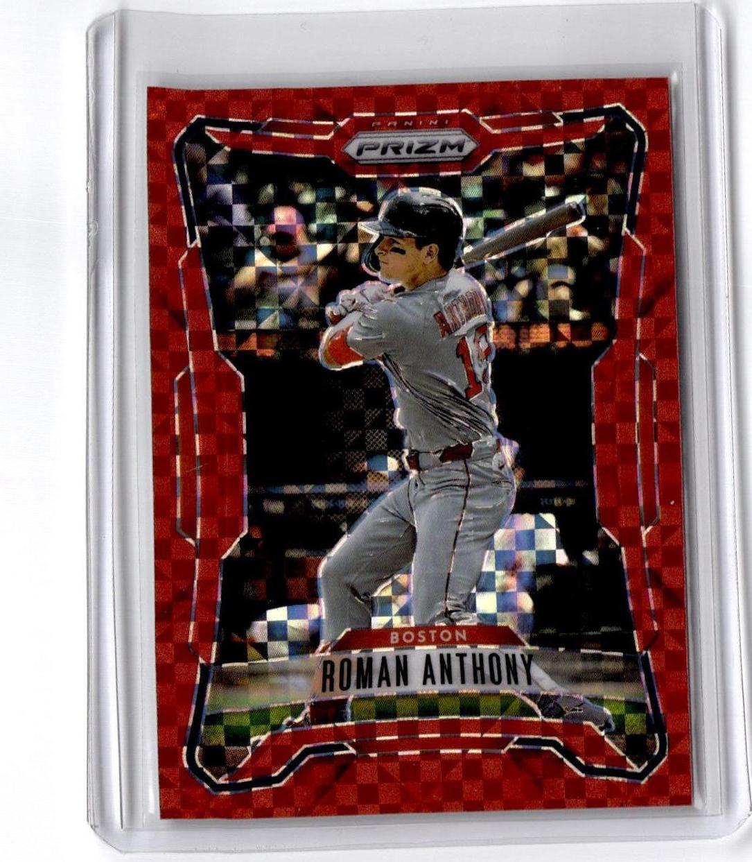 2026 Panini Prizm #186 Roman Anthony Red Power Prizm #/99