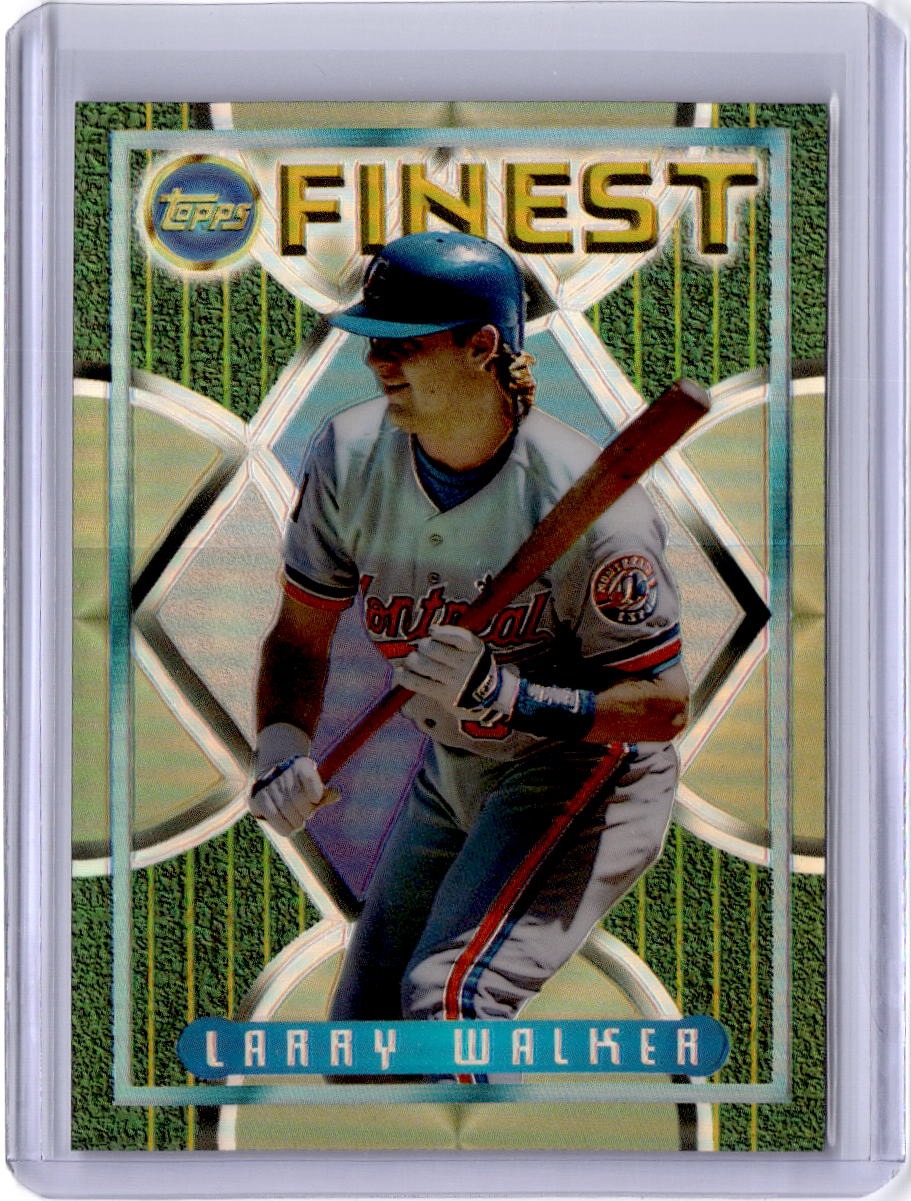 1995 Finest #215 Larry Walker Refractor