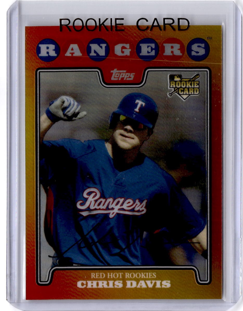 2008 Topps #6 Chris Davis Red Hot Rookie Exchange