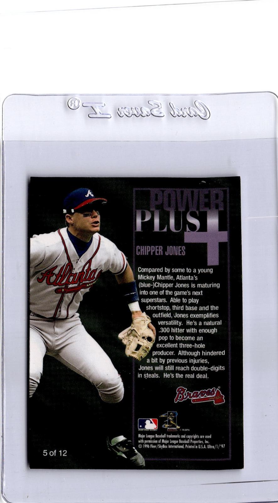 1997 Ultra #5 Chipper Jones Power Plus (Series One)