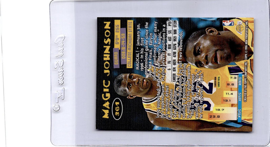 1995-96 Stadium Club #361 Magic Johnson