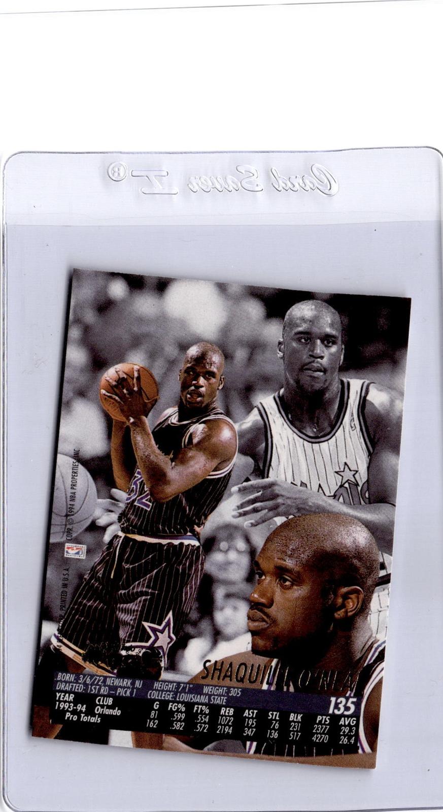1994-95 Ultra #135 Shaquille O'Neal