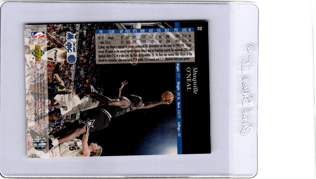 1993-94 Upper Deck Special Edition #32 Shaquille O'Neal Electric Court