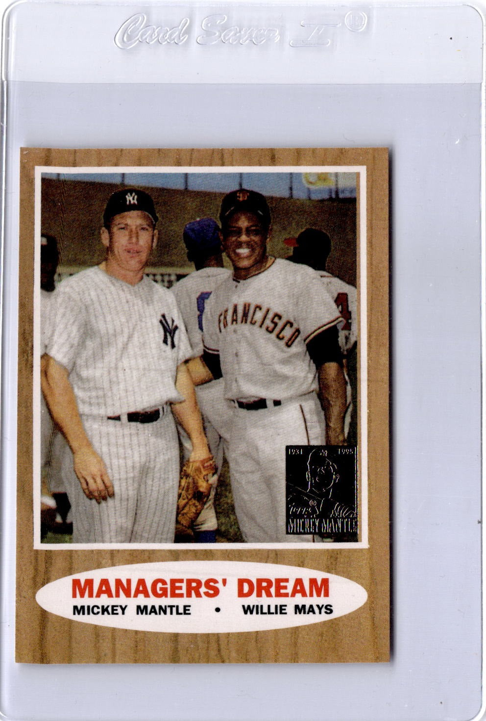 1997 Topps Managers' Dream (Mickey Mantle / Willie Mays) Commemorative Reprints
