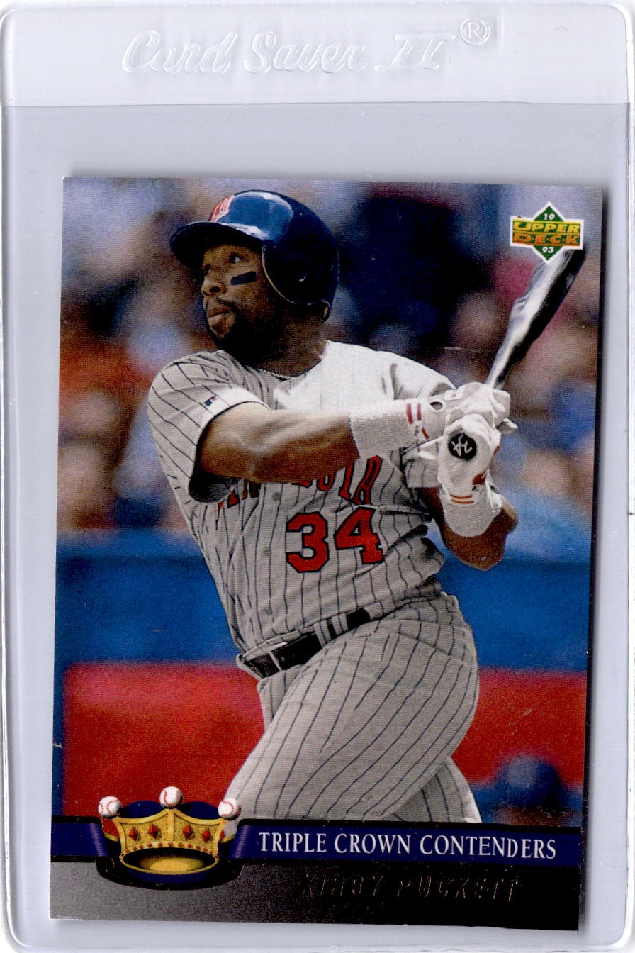 1993 Upper Deck #TC6 Kirby Puckett Triple Crown Contenders