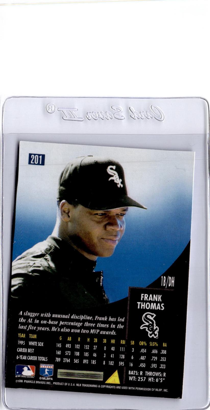 1996 Pinnacle #201 Frank Thomas