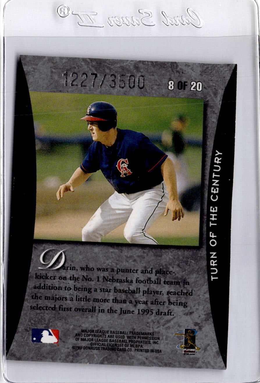 1997 Donruss Elite #8 Darin Erstad Turn of the Century #/3500