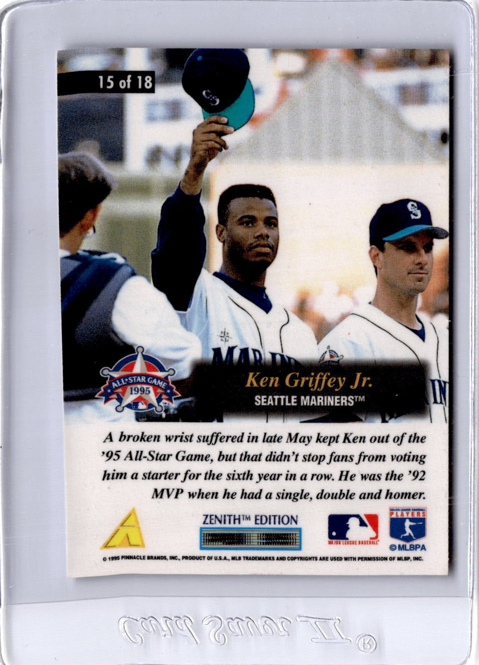 1995 Zenith #15 Ken Griffey Jr. All-Star Salute