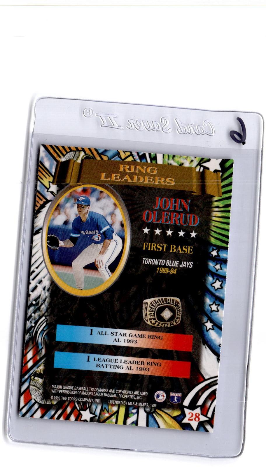 1995 Stadium Club #28 John Olerud Ring Leaders Members Only