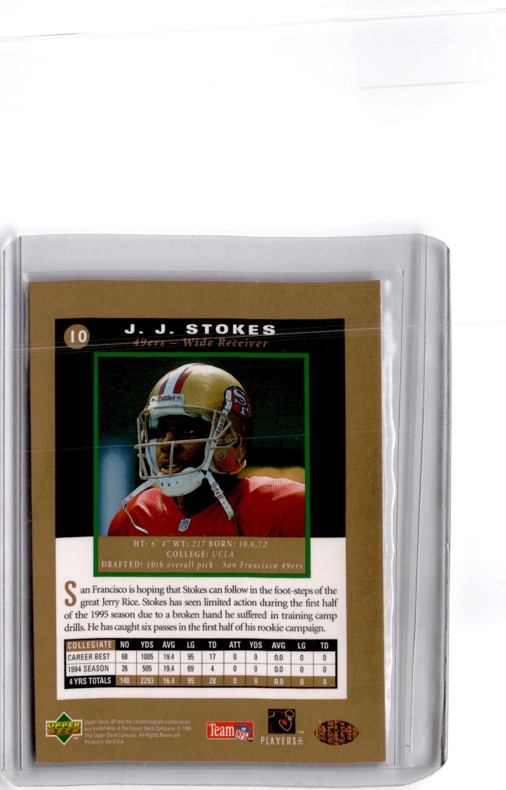 1995 SP #10 J.J. Stokes