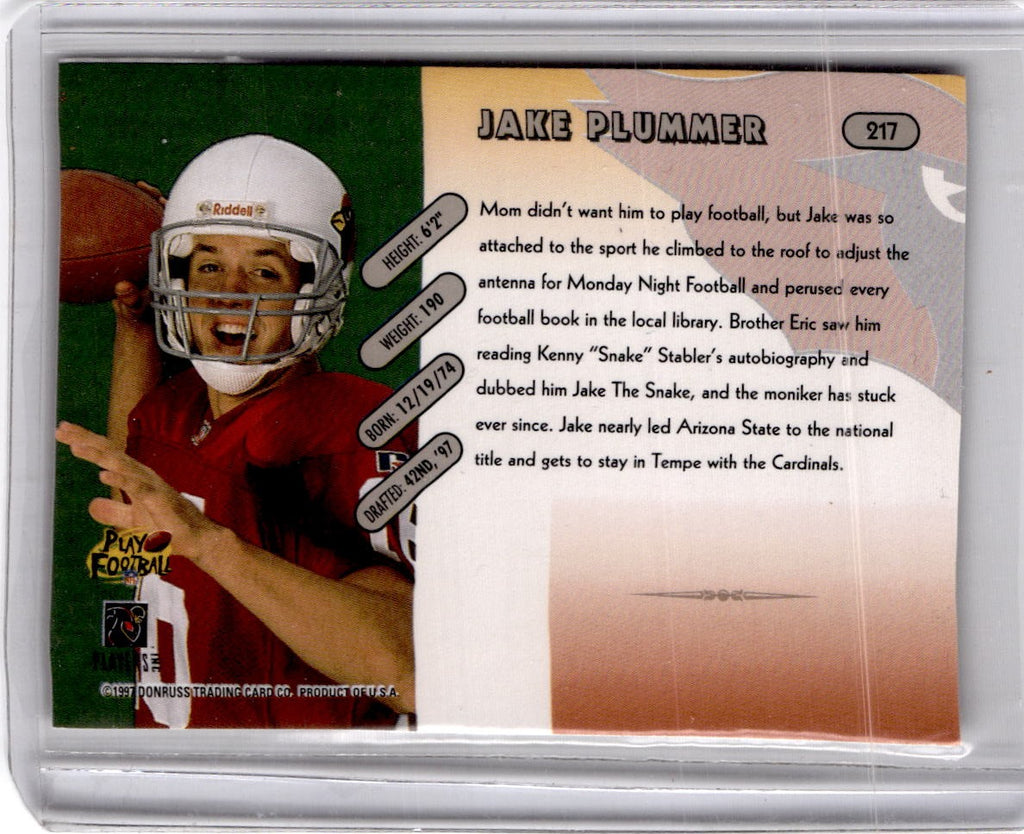 1997 Donruss #217 Jake Plummer