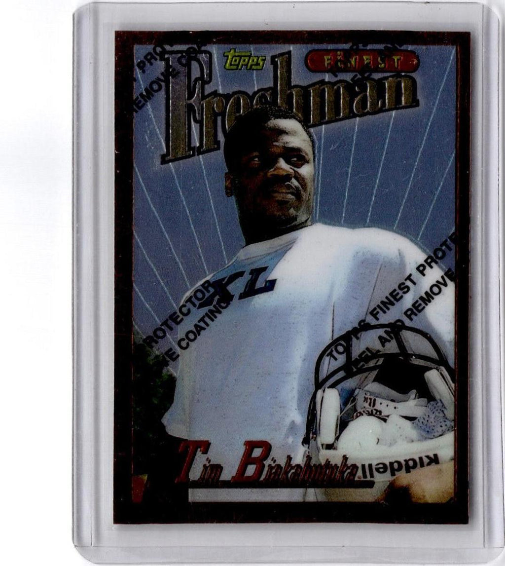 1996 Finest #222 Tim Biakabutuka Refractor