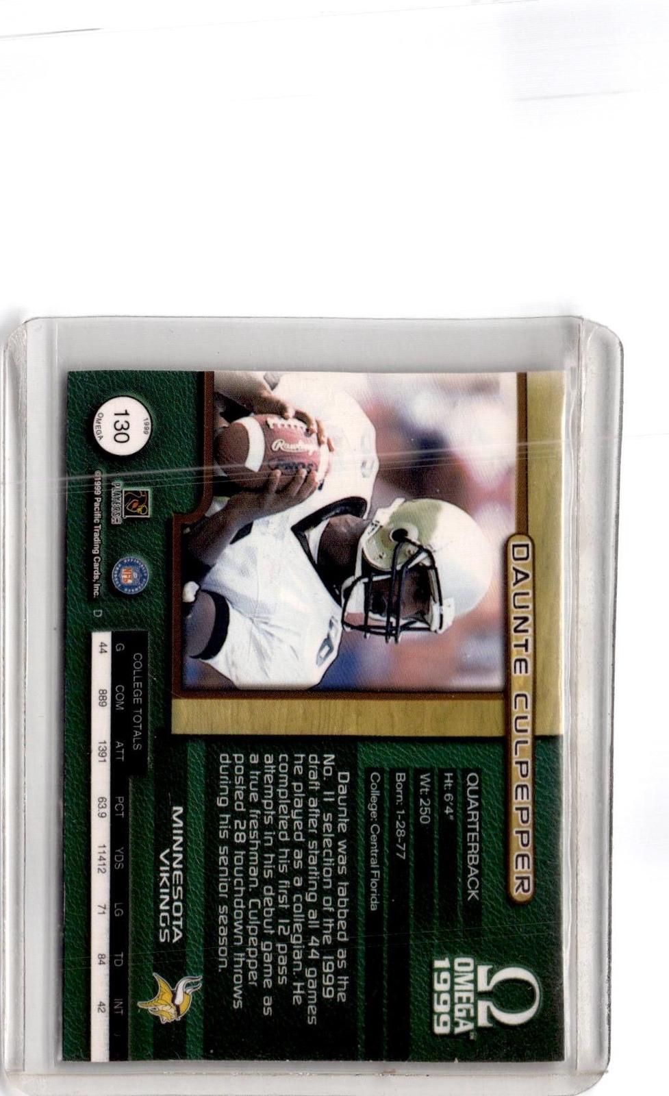 1999 Pacific Omega #130 Daunte Culpepper