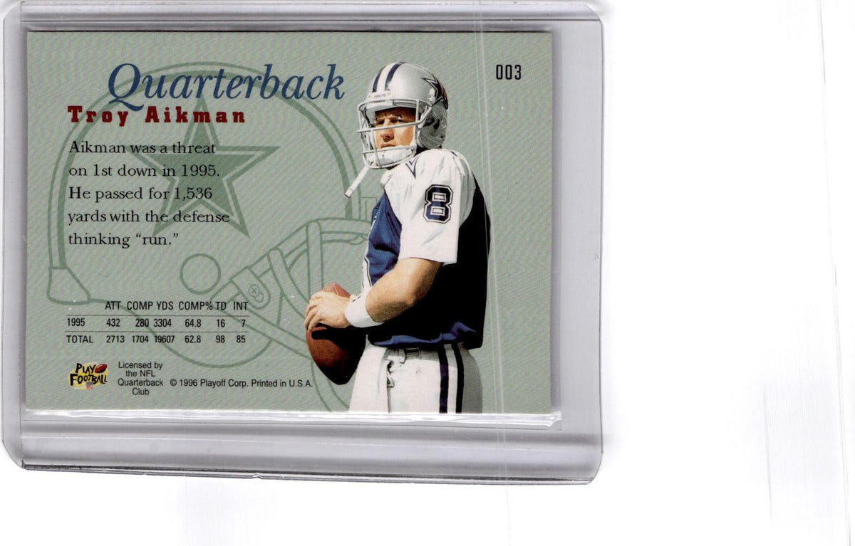 1996 Playoff Prime #003 Troy Aikman