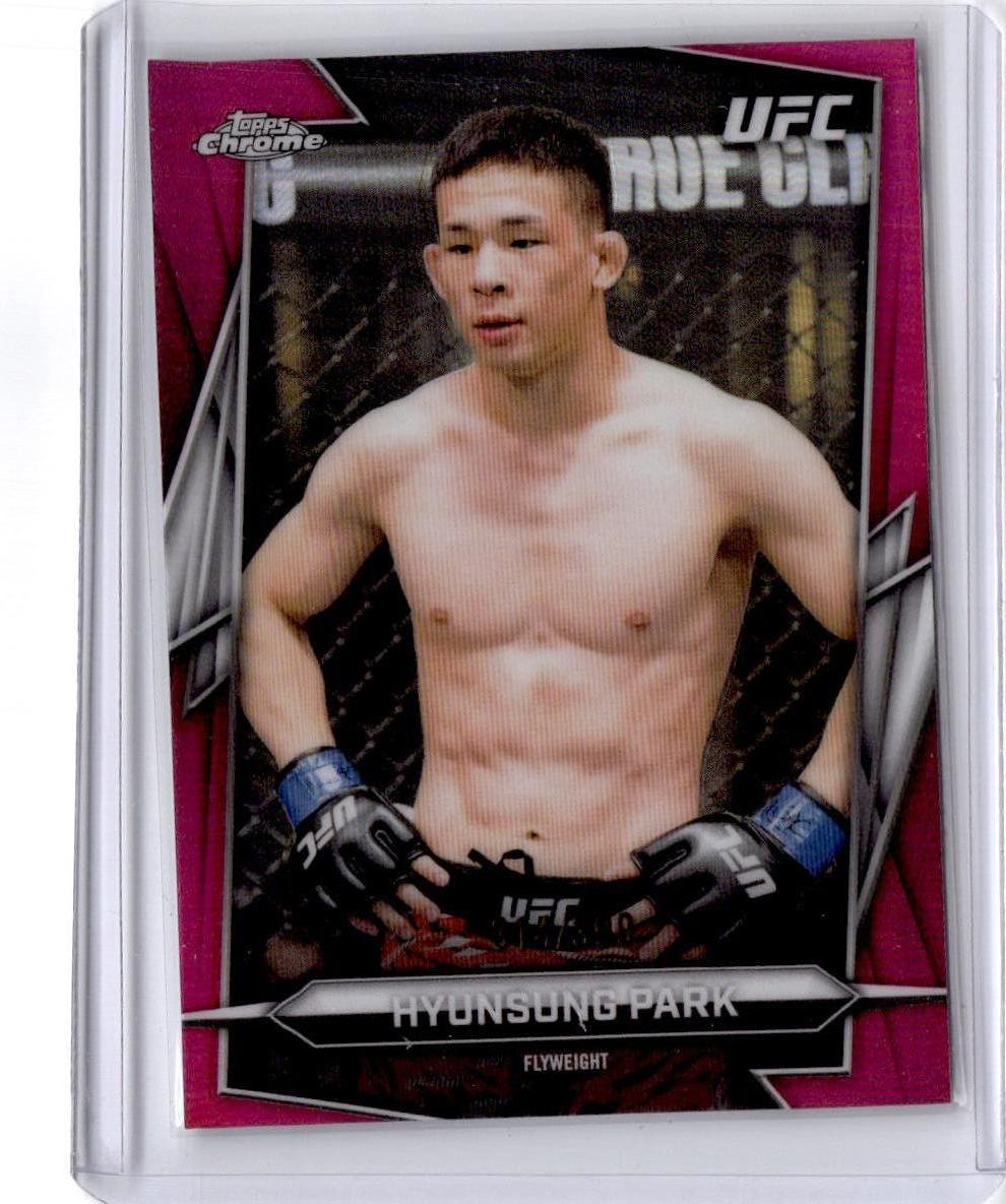 2026 Topps Chrome UFC #134 Hyunsung Park Magenta Refractor