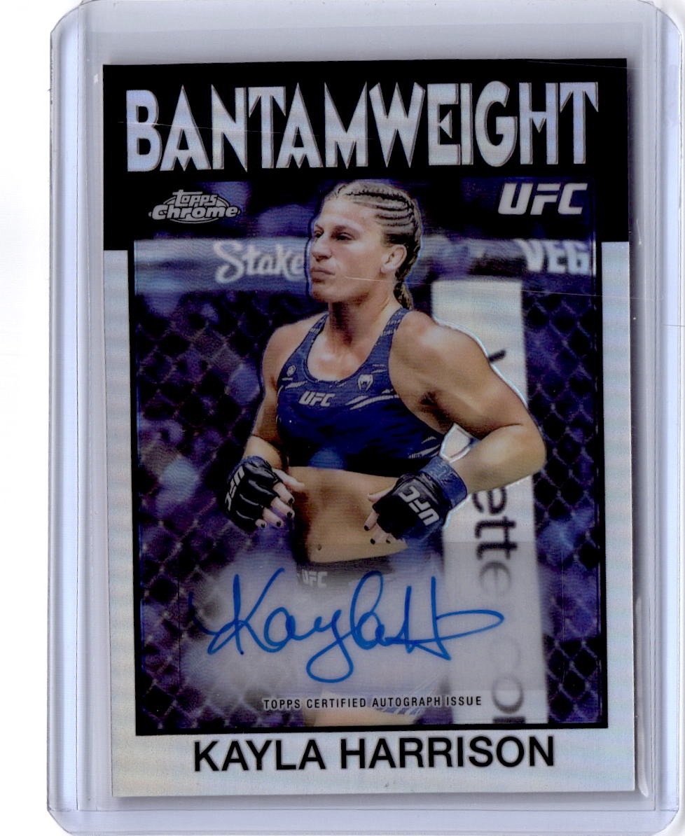 2026 Topps Chrome UFC #86-1 Kayla Harrison 1986 Topps Refractor