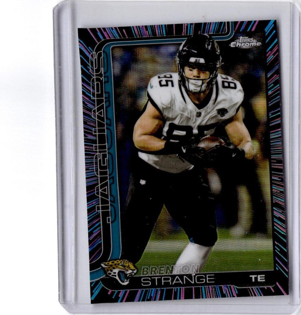 2025 Topps Chrome #137 Brenton Strange Lightboard Logo