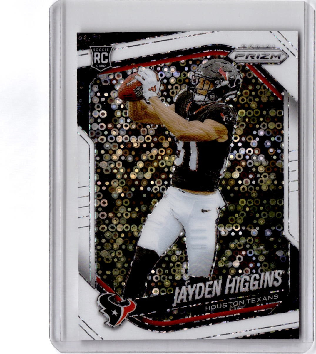 2025 Panini Prizm #376 Jayden Higgins White Disco
