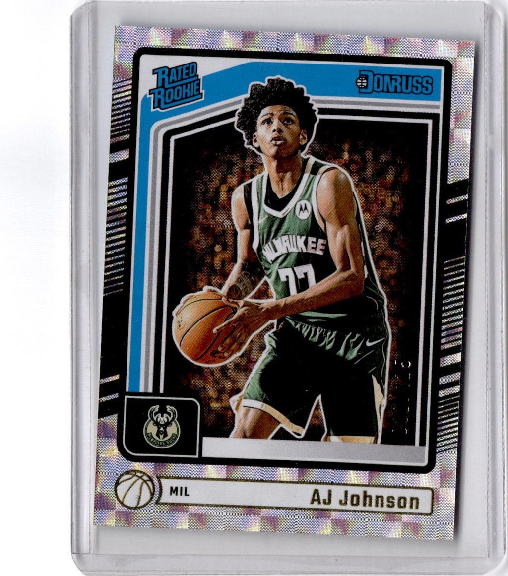 2024-25 Donruss #222 AJ Johnson Crystals #/125