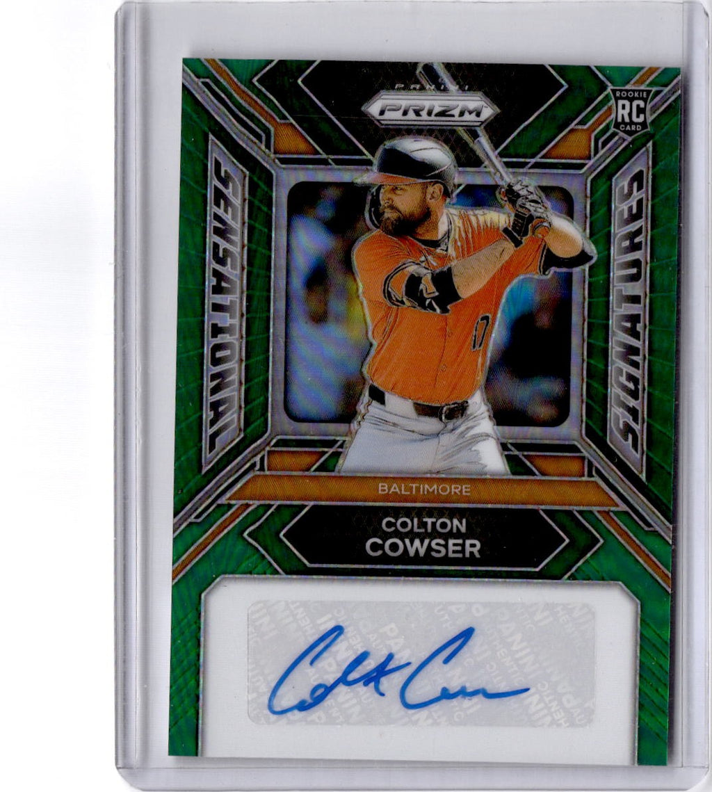 2024 Panini Prizm #SS-CC Colton Cowser Sensational Signatures Green