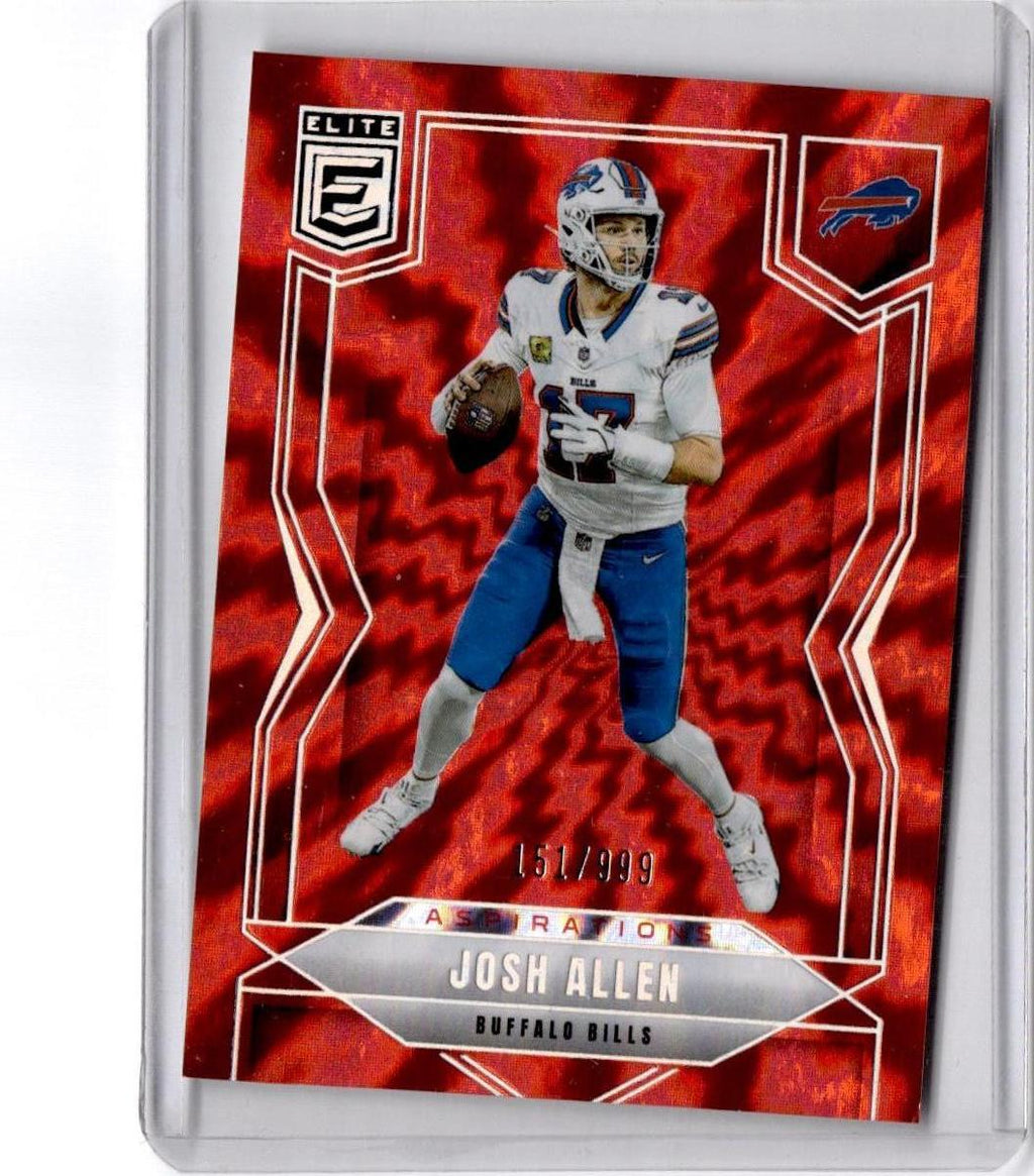 2025 Donruss Elite #33 Josh Allen Aspirations Shimmer #/999
