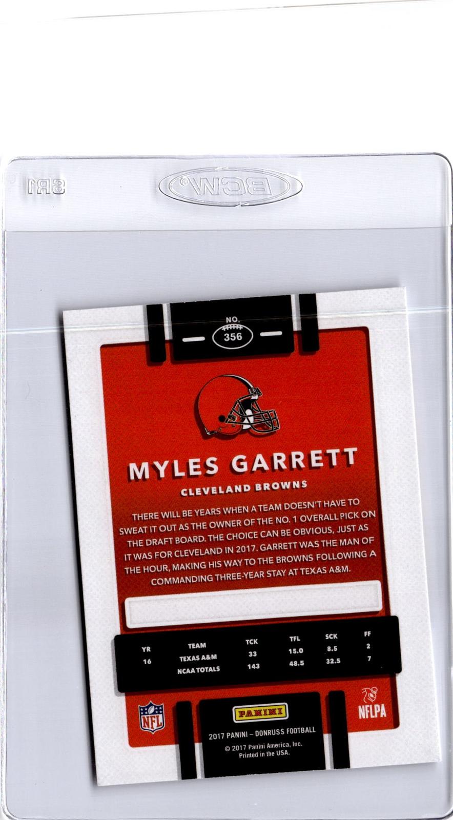 2017 Donruss #356 Myles Garrett