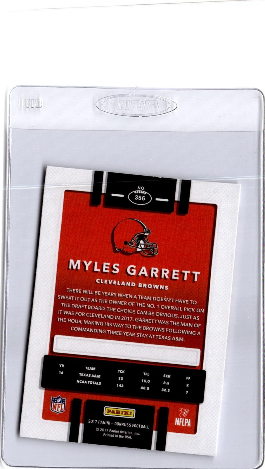 2017 Donruss #356 Myles Garrett