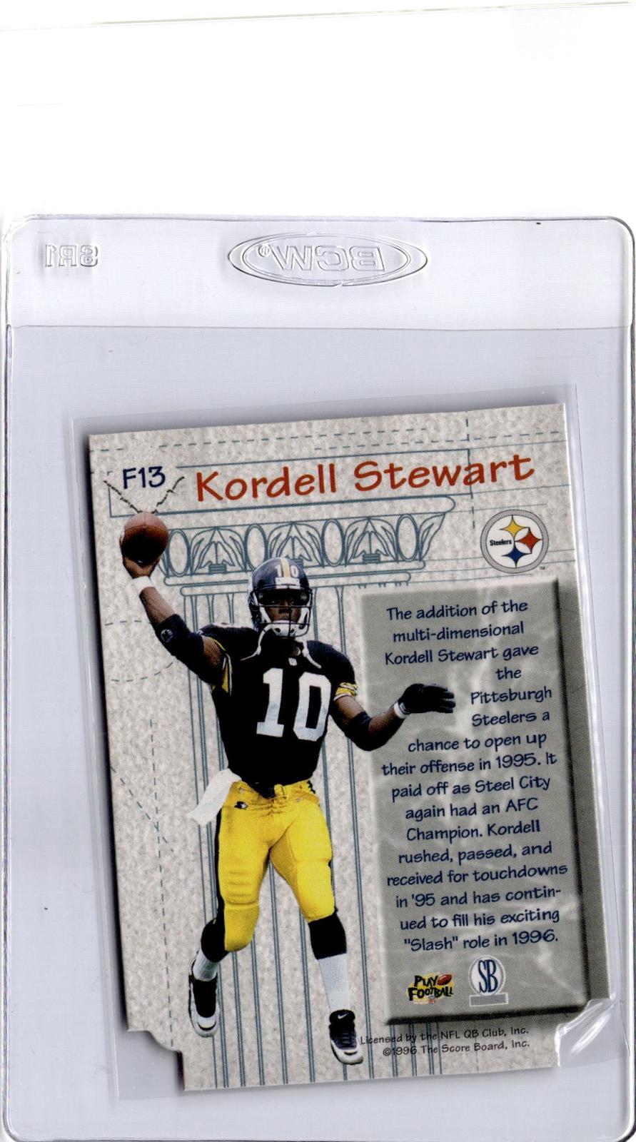 1997 Score Board NFL Experience #F13 Kordell Stewart Foundations
