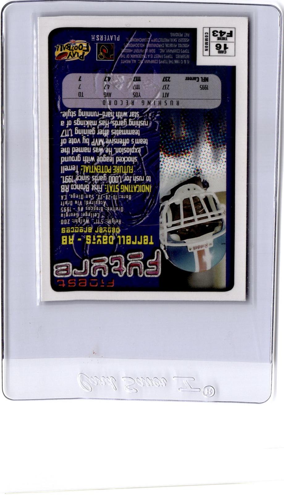 1996 Finest #16 Terrell Davis