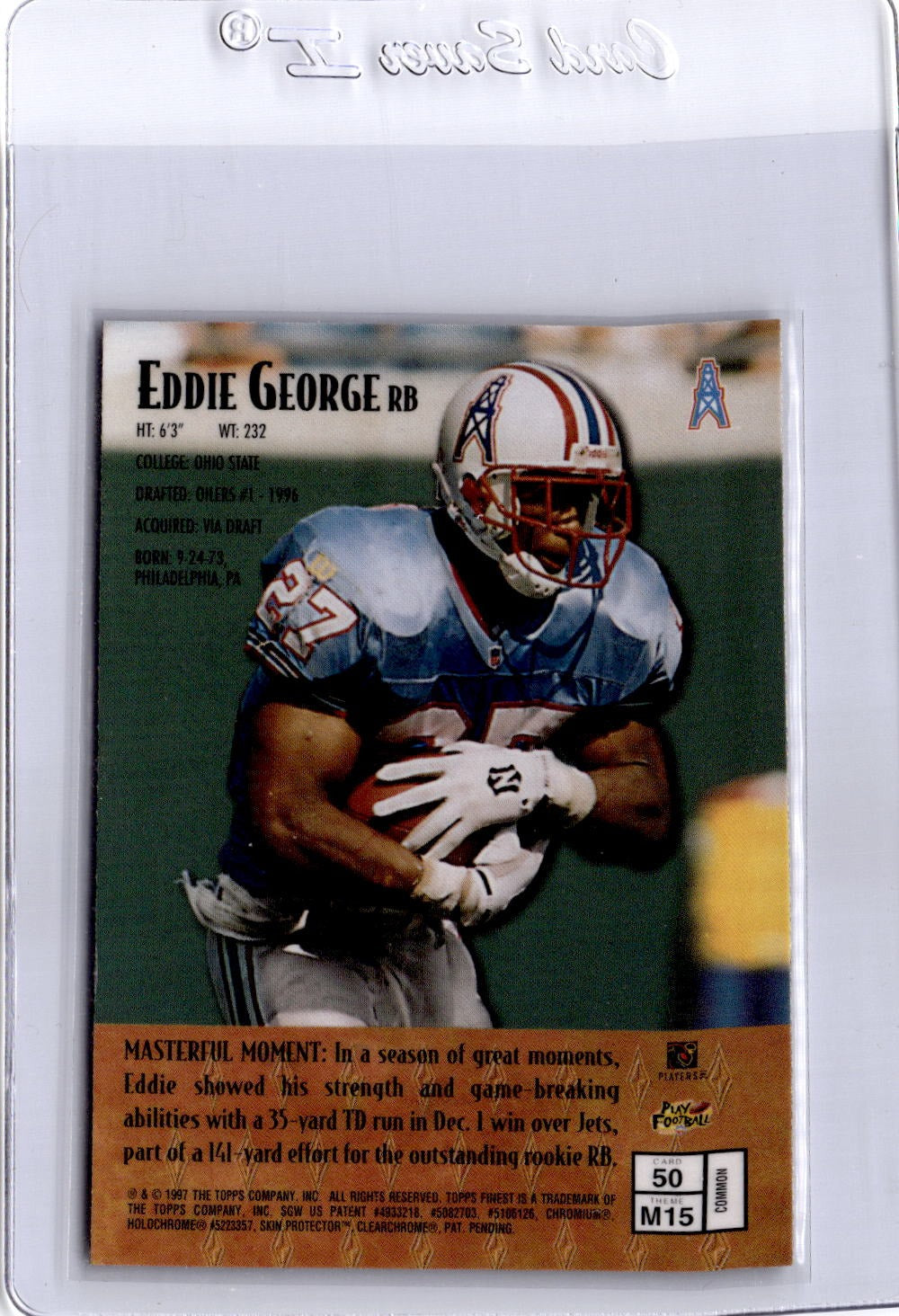 1997 Finest #50 Eddie George