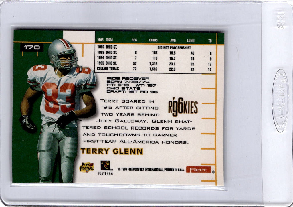 1996 Ultra #170 Terry Glenn