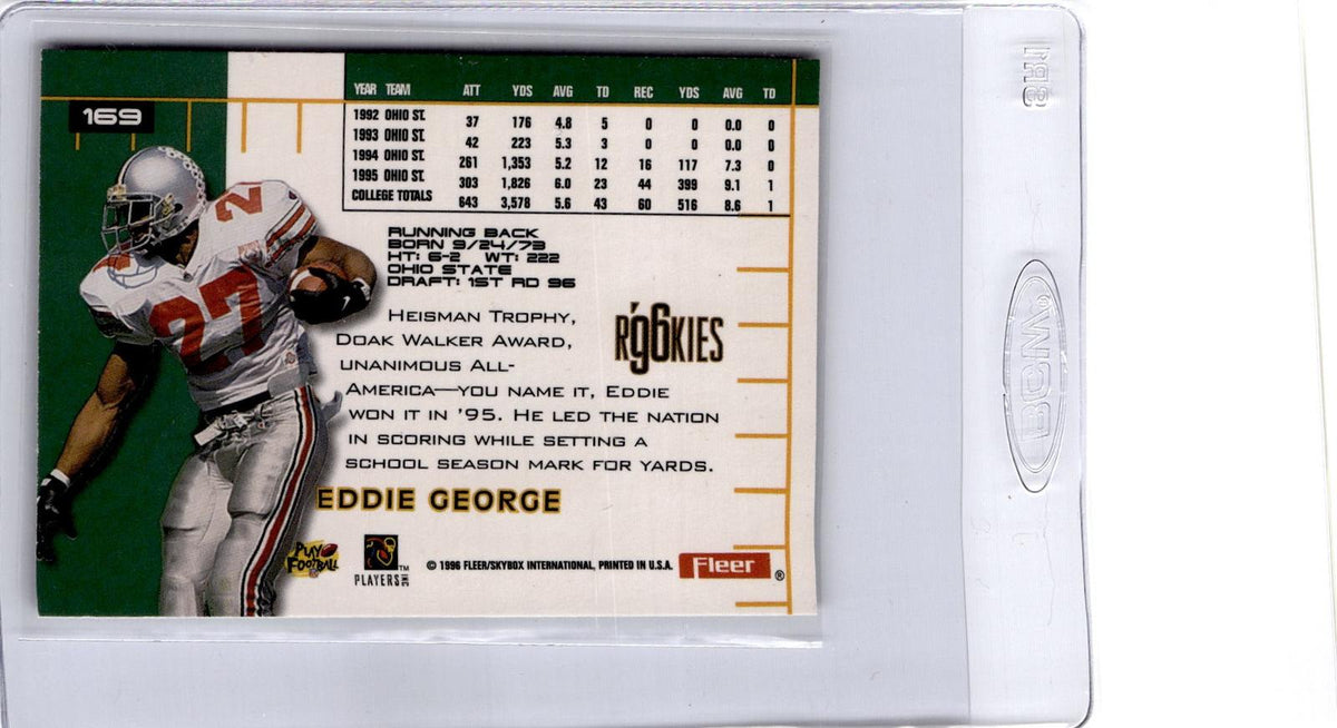 1996 Ultra #169 Eddie George
