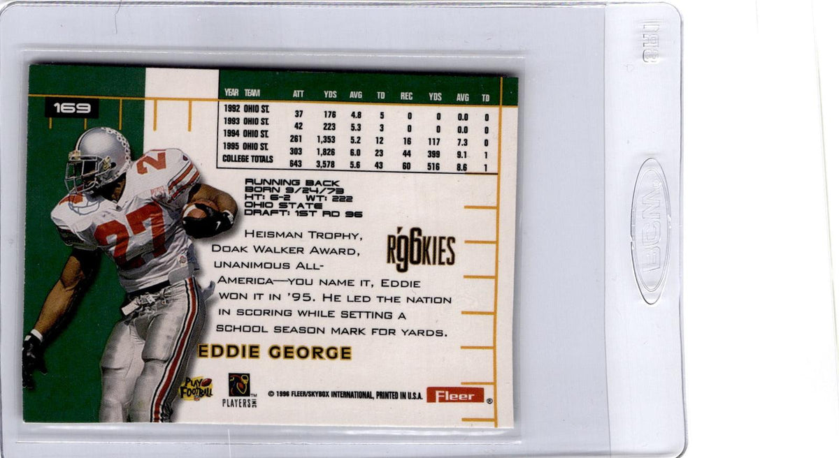 1996 Ultra #169 Eddie George