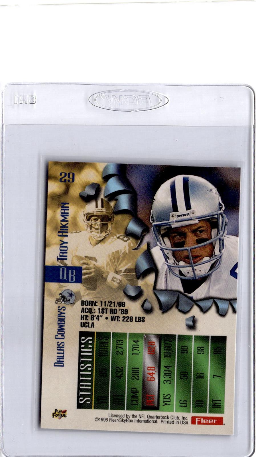 1996 Fleer Metal #29 Troy Aikman