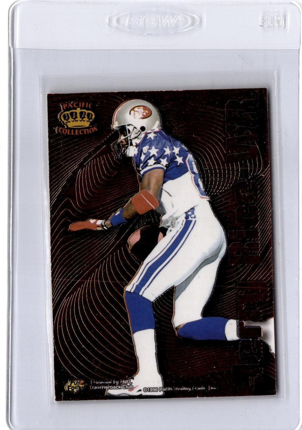 1996 Pacific #BS-10 Steve Young / Jerry Rice Bomb Squad
