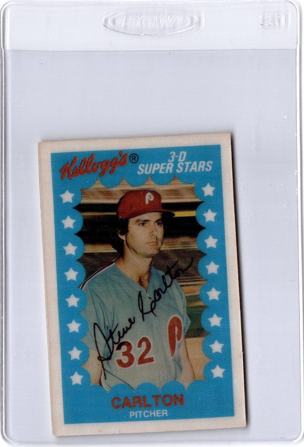 1982 Kellogg's 3-D Super Stars #27 Steve Carlton
