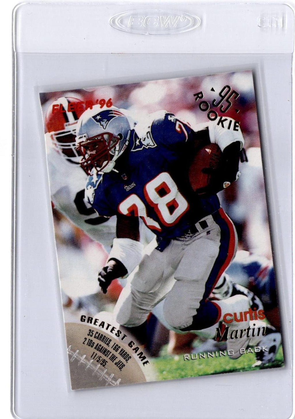 1996 Fleer #84 Curtis Martin